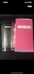 absolut vodka drink glass