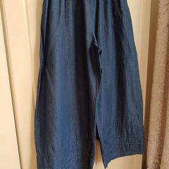 Wide Leg Palazzo Denim Pants....