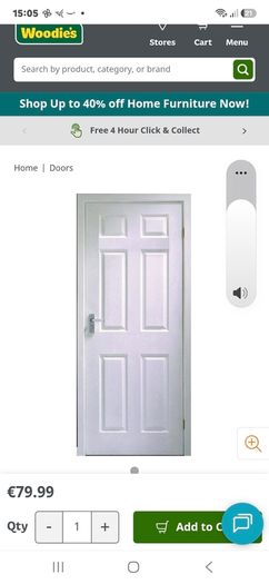 Internal Door with handle