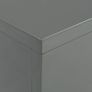 Coffee Table High Gloss Grey 115x55x31 cm MDF Image 2