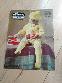 Vintage Bestway knitting patterns number A3959 - price includes postage