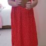 Zara Red Polka Dot Dress XS Image 2