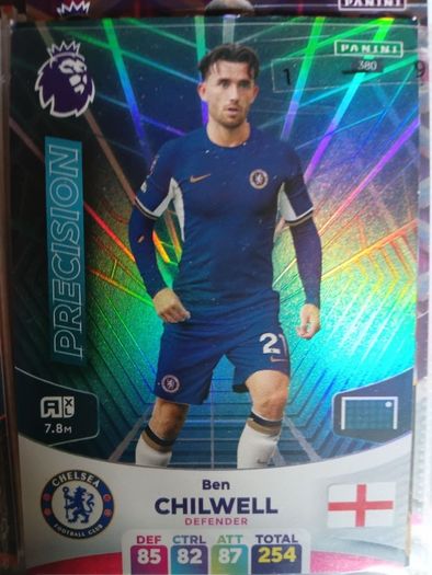 Ben Chilwell Precision Match Attax Panini Football Card
