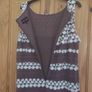 Phase Eight brown and cream lace dress (free post) Image 6