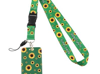Sunflower Lanyard with ID Holder