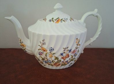 Aynsley Teapot Cottage Garden  (Swirl Shape 1&1/2 pint)