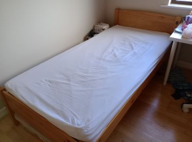 3ft Amber Bedframe - Antique Pine