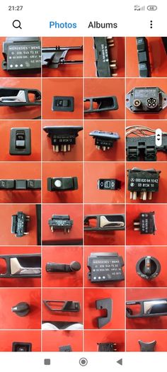 Selection of Classic Mercedes Parts