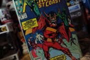 Avengers West Coast ! Issue #52 ! HOT COPY ! Origin and "death" of Tommy and Billy Maximoff ! Copper Age Comic from 1989 ! by Marvel !