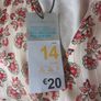 Primark Cream Dress.  S.14.  B.N.W.T Image 6