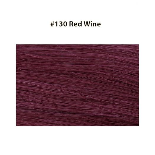 Micro Ring Hair Extensions 20" Double Drawn I Tip Remy Hair 25g - #130 Red Wine