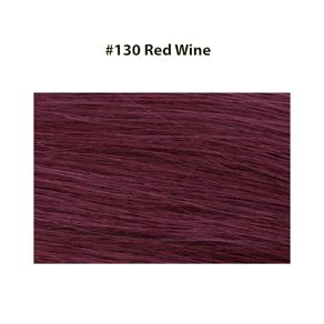 Micro Ring Hair Extensions 20" Double Drawn I Tip Remy Hair 25g - #130 Red Wine