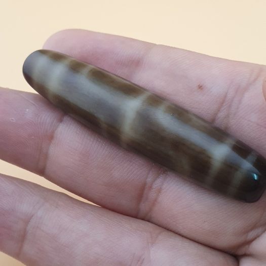 Vintage Himalayan Tibetan 4 Eyes Agate Dzi Bead Amulet