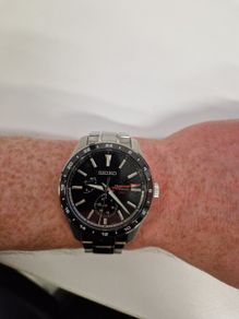 Seiko Presage Sharp Edge Gmt Automatic Black Dial