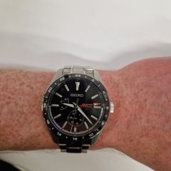 Seiko Presage Sharp Edge Gmt Automatic Black Dial