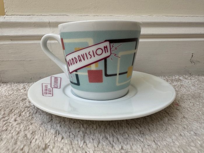 Disney Store WandaVision Teacup and Saucer Set new Damaged Box Please see photos