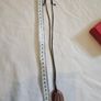 Brown Agate Stone Necklace With Leather String Image 6