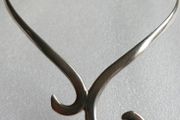 Vintage 1980s Sterling Silver 925 Torque Spiral Collar Necklace 37g