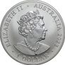 2023 Australia RAM 1 Dollar 1 oz Silver Bullion Coin - Most Dangerous Australian Box Jellyfish BU (In Capsule) Image 2