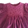 Beautiful designer baby girls dress by Mayoral  6 9 12 months burgundy wine like new Image 7
