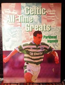 Circa late 1990s. Celtic All Time Greats. Parkhead Legends Book