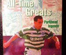 Circa late 1990s. Celtic All Time Greats. Parkhead Legends Book