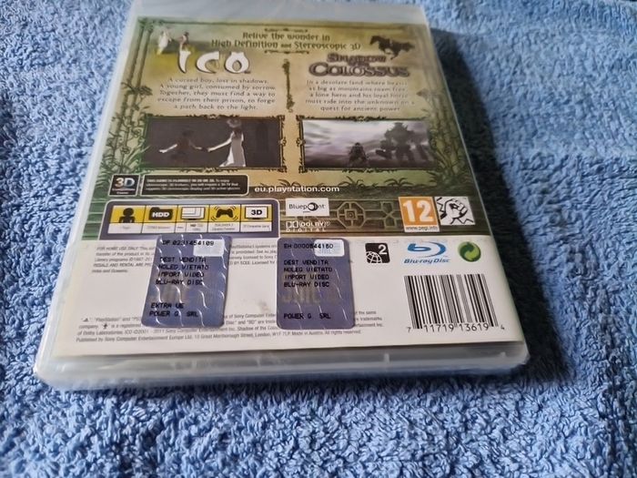 Ico & Shadow of Colossus Brand new sealed PlayStation3 Ps3 Games Original