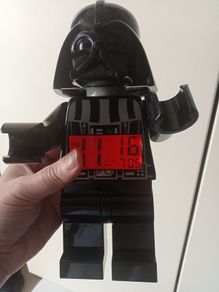 Lego Star Wars Darth Vader Figure Light Up Alarm Clock