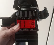 Lego Star Wars Darth Vader Figure Light Up Alarm Clock