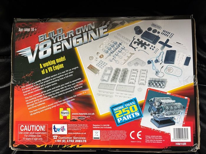 NEW SEALED - Haynes Build Your Own V8 Engine Kit - 250+ Parts