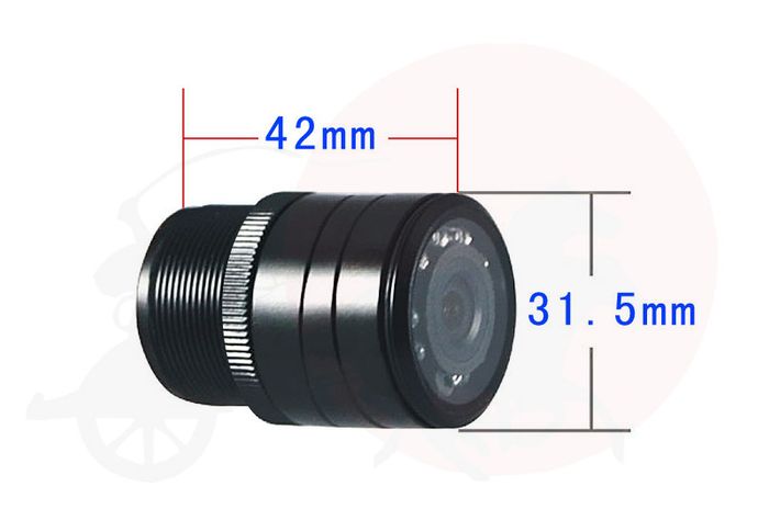 9 LED CCD Night Vision Reversing Camera PAL Infrared