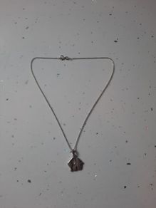 vintage sterling silver elephant necklace