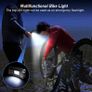 Bike Lights Set, Rechargeable Super Bright Bicycle Lights, Runtime 8+ Hours, 5 Lighting Modes, Waterproof Bike Front Head light and Back Tail Rear light Reflectors for All Bike,Mountain (FREE POSTAGE) Image 3
