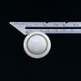 Retro White Buttons Image 3