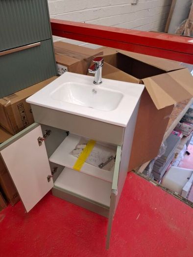 Deann 500 floorstanding unit with tap and waste