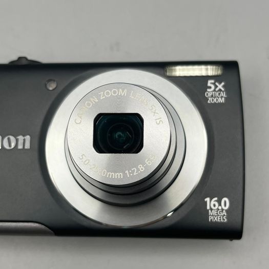 Canon PowerShot A3500 IS 16MP Digital Camera Black - Full Kit