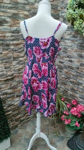 The collection Debenhams navy floral summer dress size 12 Postage included