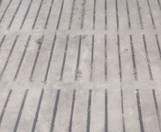 Concrete slats