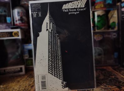 Daredevil ! Issue #319 ! Fall From Grace Prologue ! Second Printing - Black Background ! 1993 ! by Marvel !