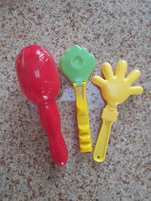 Three shaker instruments