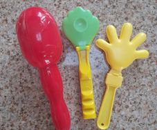 Three shaker instruments