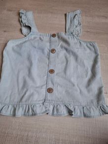 New Girls denim top size 13-14 years