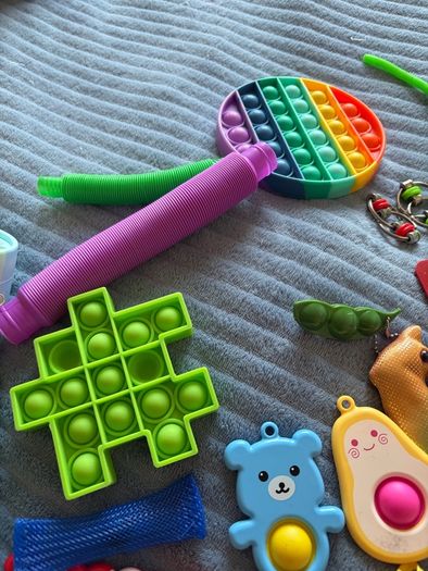 Lot of fidget toys