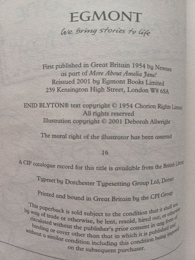 Amelia Jane by Enid Blyton (4 Books Adventure Paperbacks 2001)