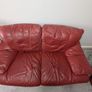 Natuzzi Leather sofa/couch and armchair Image 3