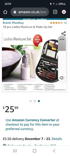 Ladies Manicure Set
