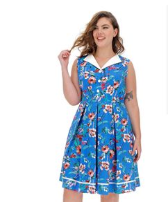 Joe Browns 1950s style swing dress size 20 postage included