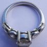 Vintage Sterling Silver Round-cut CZ Engagement Ring Size P - 3,90g Image 6