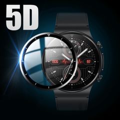 5D Soft Glass Protective Film For Huawei GT 2 Pro ECG Full Curved Cover Screen Protector for Huawei Watch Accessories