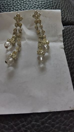 nice pair of earrings.